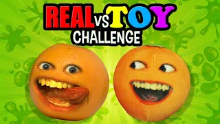 Annoying Orange - Real vs Toy Challenge