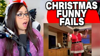 FUNNY CHRISTMAS FAILS | Bunnymon REACTS