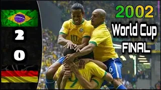 Brazil Vs Germany (2-0) ●  2002 FIFA WORLD CUP FINAL ► Full Highlights  ●English Commentary(HD)