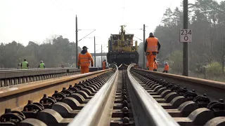 Automatischer Schienenwechsel mit Vossloh