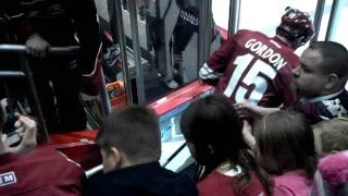 Coyotes warmups