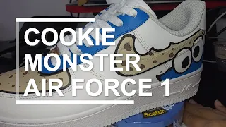 Cookie Monster Custom AirForce 1