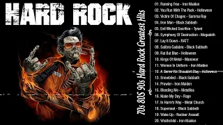 HARD ROCK - Hard Rock Greatest Hits Album - Black Sabbath, Iron Maiden, Manowar, Helloween, Godsmack