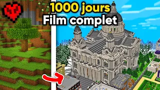Survivre 1000 Jours en Hardcore sur Minecraft [Film Entier]