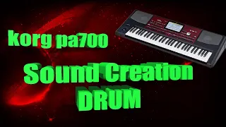 Korg pa700: How to add new Drum Sound