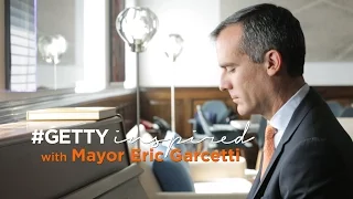 #GettyInspired | L.A. Mayor Eric Garcetti Finds Inspiration Through Music and Julius Shulman