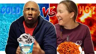 HOT VS COLD Challenge!🔥🔥