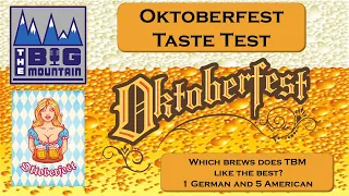 Which is the BEST? Oktoberfest Marzen Taste Test - 1 German and 5 American Marzen Beers - TBM 1.30