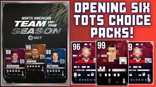 OPENING 6 NORTH AMERICAN TOTS CHOICE PACKS IN NHL 22!