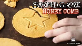 Squid Game HoneyComb Game! 2 Ingredients Only|How To Make Squid Game Inspired Sugar Honeycomb