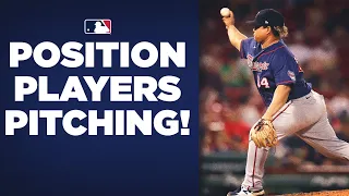 All of the Position Players Pitching in 2021! (Willians Astudillo, Brett Phillips and more!)