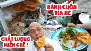 Hàng BÁNH CUỐN vỉa hè này có gì mà làm Color Man KHEN LẤY KHEN ĐỂ ???  | Color Man Food