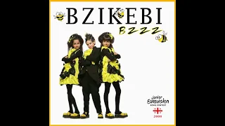 Bzikebi - 'Bzzz...' - Official Karaoke Version - Junior Eurovision - Georgia 2008