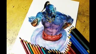 Drawing Genie (Will Smith) - Aladdin