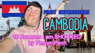 My FIRST IMPRESSIONS of Phnom Penh 🇰🇭 16 things I didn’t expect 🤯 2023 Cambodia Travel VLOG ✈️