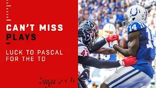 Luck Hits Hilton for the Huge Gain & Pascal for the TD!