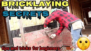 Bricklaying - Secrets / Tips And Tricks   for  beginners
