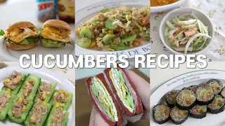 -11kg 감량 후 유지어터의 매일 먹어도 맛있는 살빠지는 여섯 가지 오이 레시피🥒. 6 Types of Cucumber Recipes.