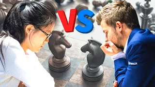 Magnus Carlsen Vs Yifan Hou Goldmoney Asian Rapid Prelims 2021