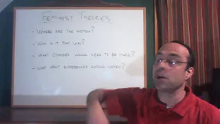 Theory week 12 video 3 -- the 4 questions for feminist analysis