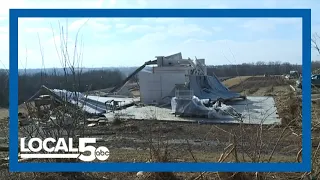 PepperHarrow Farm in Winterset, Iowa flattened by Saturday tornado