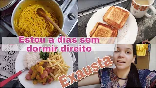 Vlog: Estou a dias sem dormir direito | 3 dias comendo comigo  @dudapinheiro15