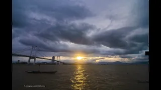 Time-lapse Cầu Thuận Phước - Thuan Phuoc Bridge - Đà Nẵng - Sunrise - vietnam 4k