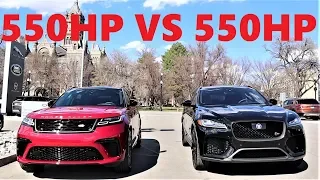 2020 Jaguar F-Pace SVR Vs 2020 Range Rover Velar SVA: Here's Why You Should Buy The F-Pace SVR!