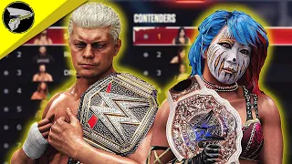 WWE 2K24 - How I Set Up Universe for Superstar Mode - Championships & Divisions - Episode 2
