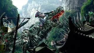 Transformers 4 Dinobots Scene