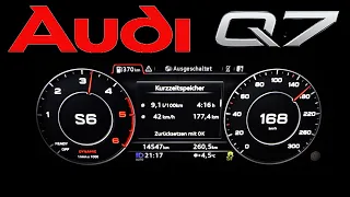 2017 Audi Q7 272 HP 3,0 TDI Acceleration 0-100 km/h 0-100 mph
