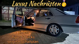 Ausstiegsbeleuchtung nachrüsten!!! Mercedes C-Klasse W202 | Interior Features 💎