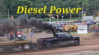 Max power diesel 4x4 truck pull .