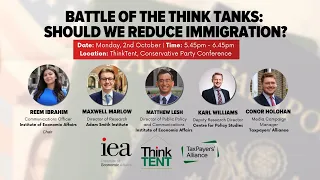 Battle of the think tanks: Should we reduce immigration?   | #ThinkTent23