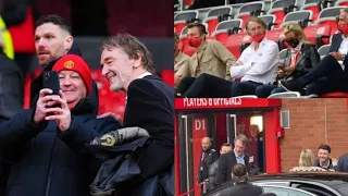 Sir Jim Ratcliffe's Grand Entrance Historic Day at Old Trafford. Man United vs. Tottenham Hotspur