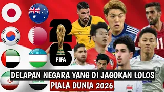 8 Negara Asia Yang Di Prediksi Lolos Piala Dunia 2026