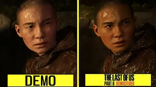 The Last of Us Part II Paris Games Week 2017 Demo vs Remastered PS5 Graphics Comparison 2017 vs 2024