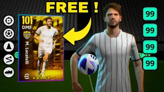 HOW TO TRAIN FREE LOCATELLI MAX LEVEL || EFOOTBALL 2024 MOBILE