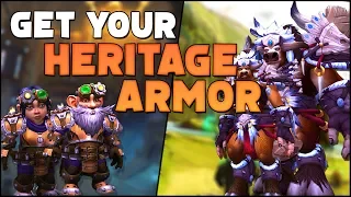 How to Quickly Get Your Heritage Armors - Gnome & Taurens [Guide]