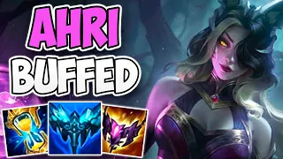 KOREAN CHALLENGER MID CARRIES WITH BUFFED AHRI! | CHALLENGER AHRI MID GAMEPLAY | Patch 12.21 S12