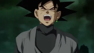 Goku black laughing