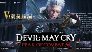 "The Combo" Devil May Cry: Peak of Combat. Vergil "Endless Judgement" Subject Exam.