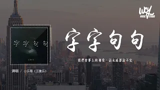 小乐哥（王唯乐）- 字字句句 (男声版)(原唱：卢卢快闭嘴)「他字字未提喜欢你，你句句都是我愿意」(4k Video)【動態歌詞/pīn yīn gē cí】#小乐哥 #王唯乐 #字字句句 #卢卢快闭