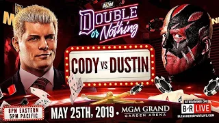 Cody vs Dustin Rhodes Double Or Nothing 2019 highlights