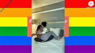 Lesbian (wlw) tiktok 🏳️‍🌈🌈  #52 #shorts lesbian couple hug moment 😍😍✨✨