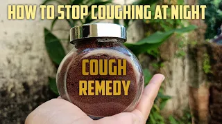 How to Stop Coughing at Night| Dry Cough Remedy [CLOVE & HONEY for COUGH, IMMUNITY BOOST]