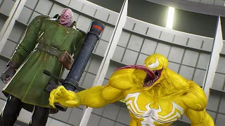 Yellow Venom & Nemesis VS Hulk & Ryu (Hardest AI) - Marvel vs Capcom: Infinite