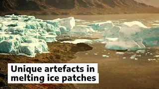 Climate change reveals unique artefacts in melting ice patches