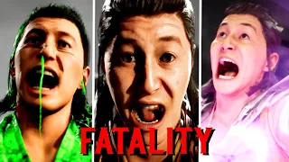 Mortal Kombat 1 All Fatalities on Shang Tsung with Random Skins