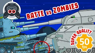 Ratte vs Zombies. All Episodes of Part 5. Steel Monsters. Cartoons About Tanks